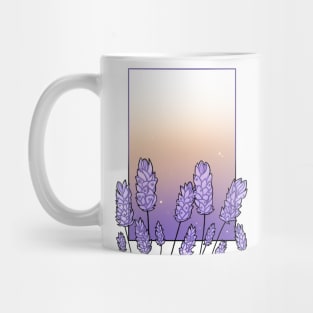 Lavenders in the Sunset Mug